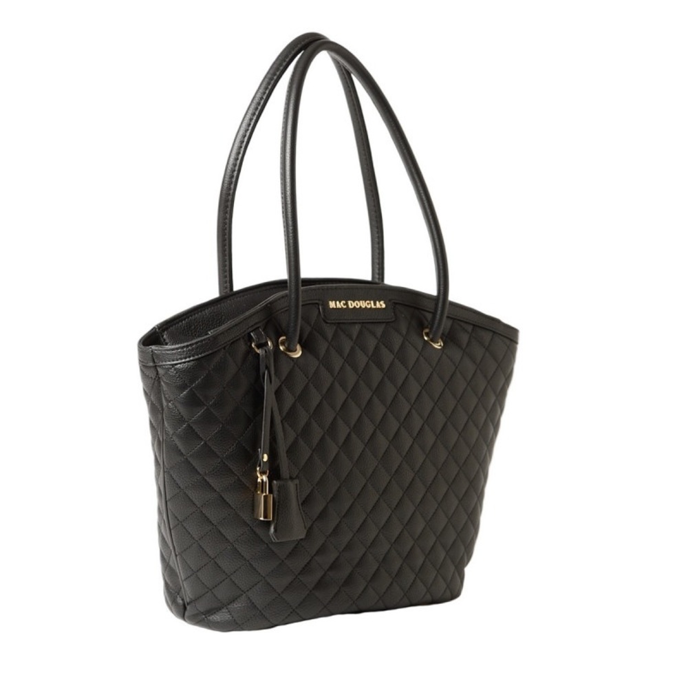 Authentic black Mac Douglas bag with a dust bag.